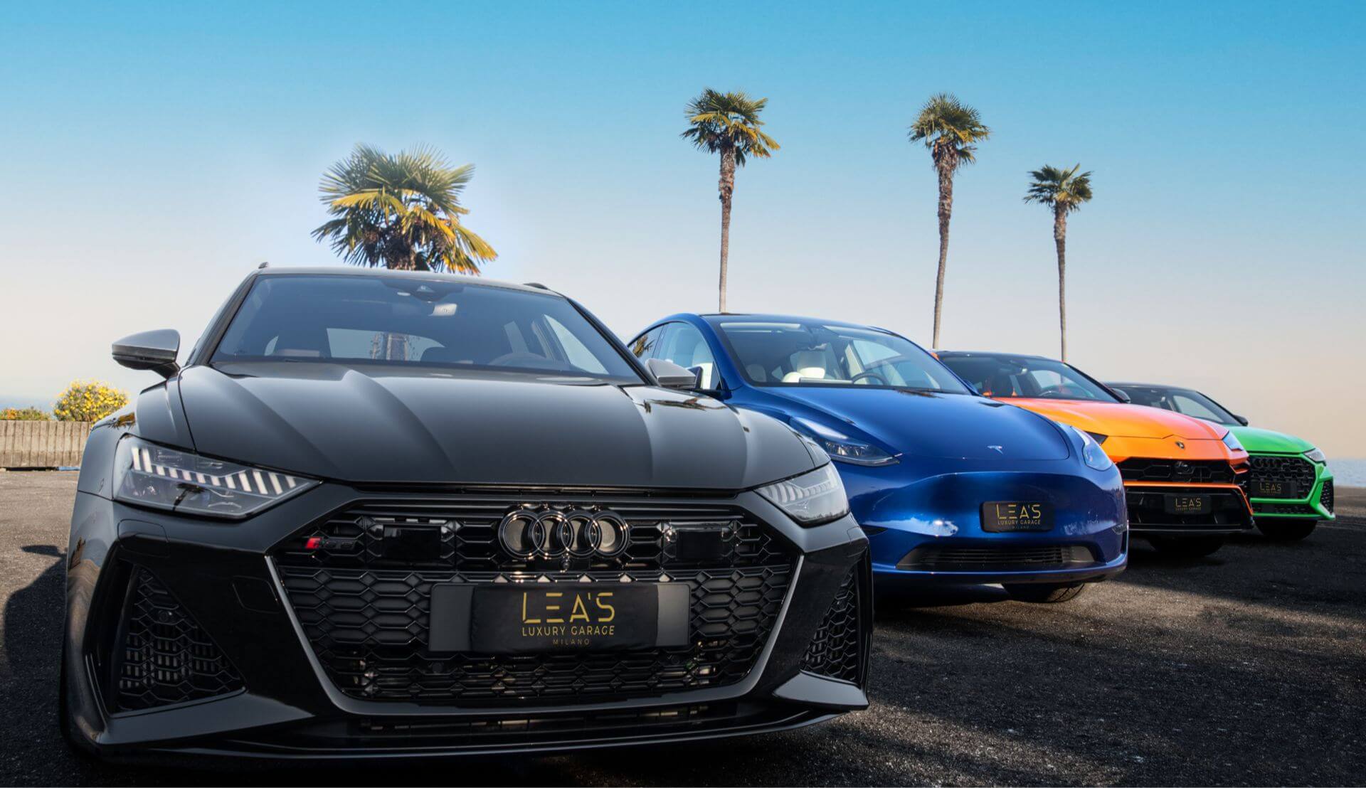 La flotta di Lea's Luxury Garage