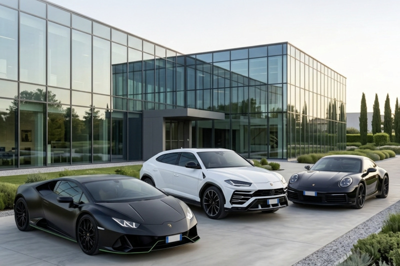 Noleggio lungo termine auto di lusso a Milano per aziende
