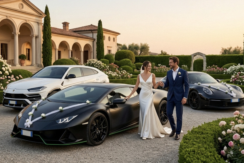 Auto di lusso per eventi, matrimoni e occasioni speciali