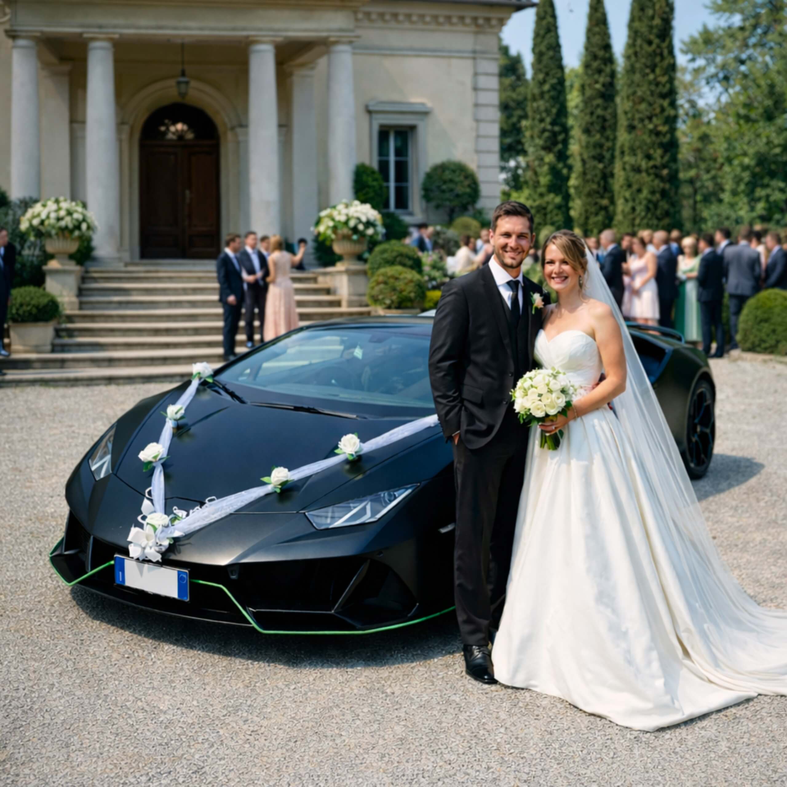 Auto di lusso per eventi e cerimonie esclusive a Milano